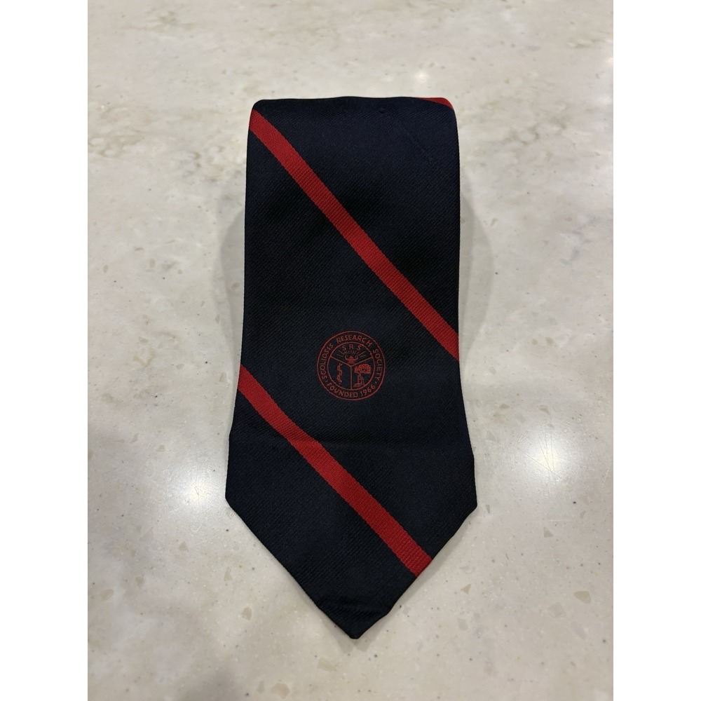 Robert Talbott Best Of Class Scoliosis Research Society SRS Silk Neck Tie Navy
